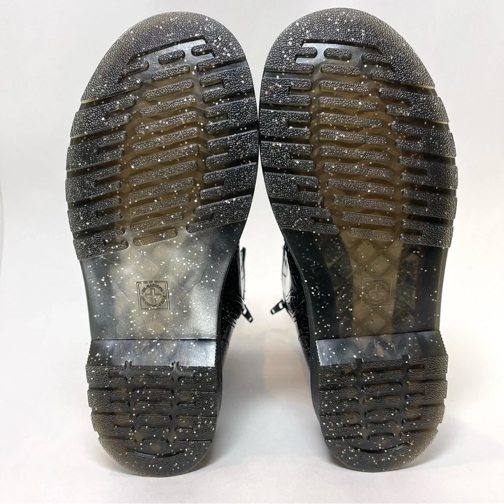 NIB Dr. Martens Youth 1460 Cosmic Glitter‎ Lace Up Boots Size 6